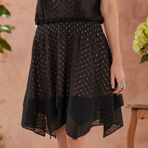 Sundance On The Sea Black Eyelet Lace Dress - Picture 10 of 12